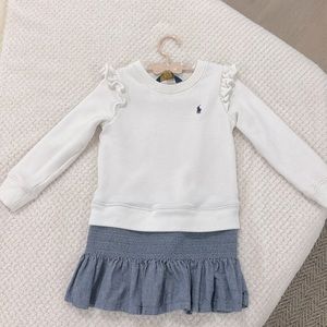 Polo dress for littel girls